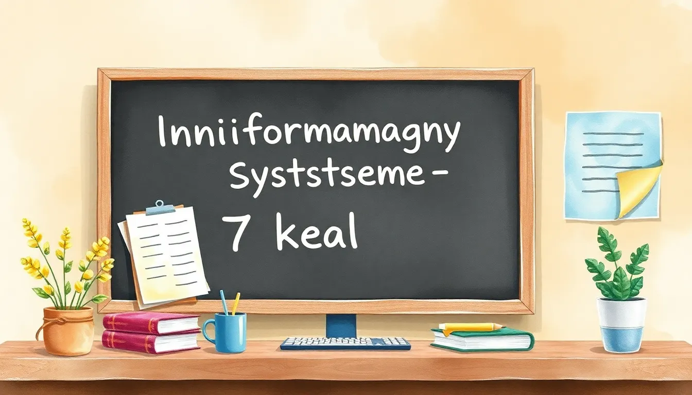 Інформаційні системи у 7 класі: конспект уроку
